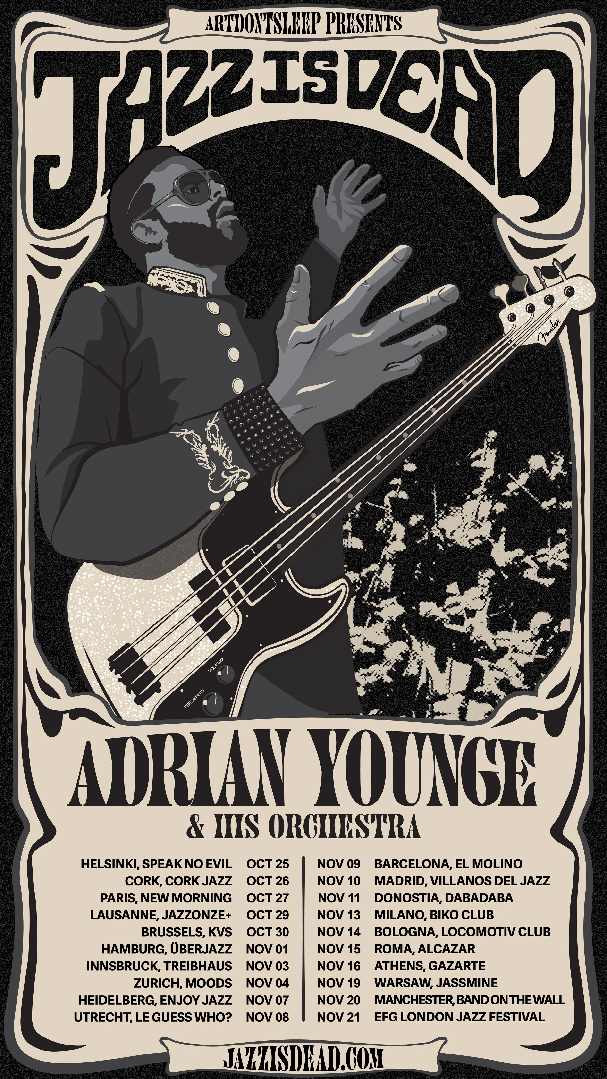ADRIAN YOUNGE BRINGS HIS SOMETHING ABOUT APRIL TOUR TO EUROPE